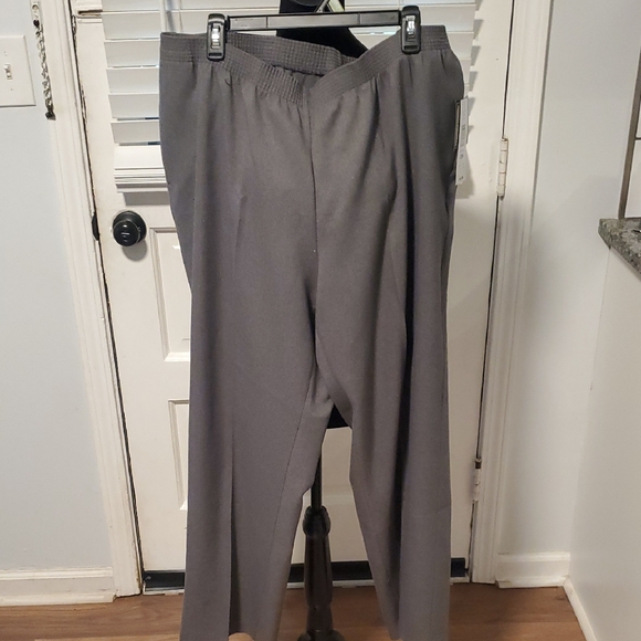 Allison Daley Pants - Allison Daley Charcoal Gray Trousers